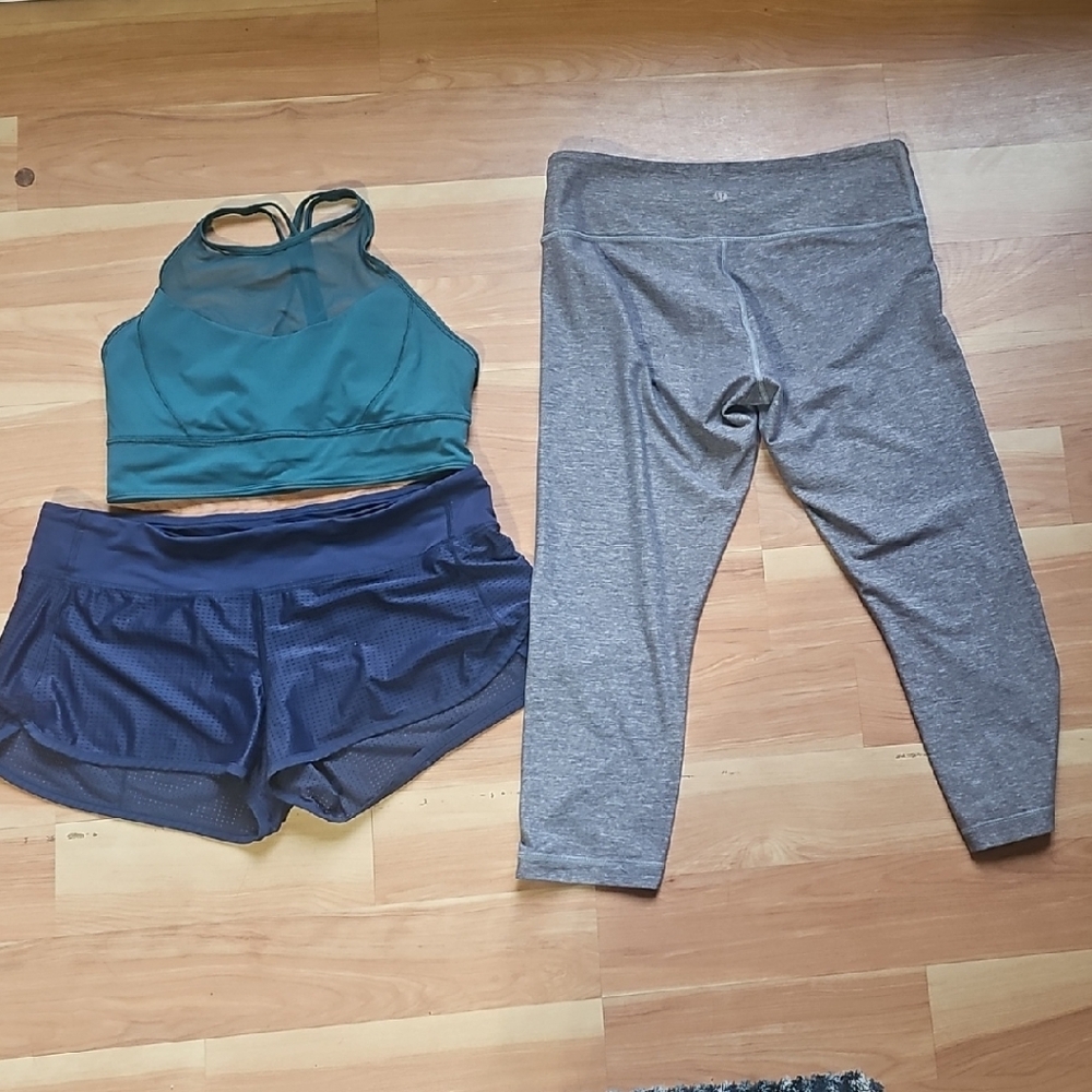 Lululemon Athletica Gray Shorts
